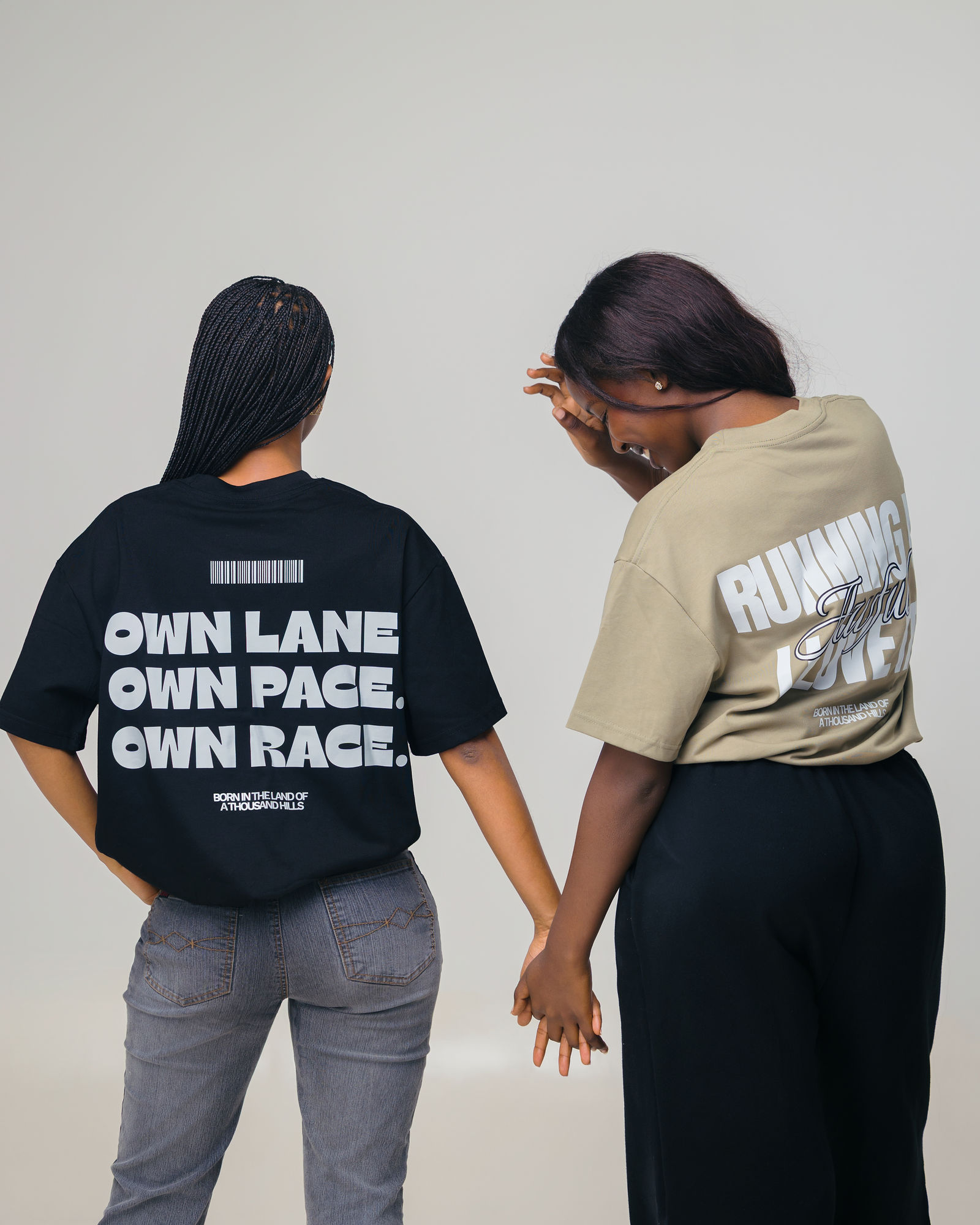 Back Statement Typography — 'Own Lane' & 'Love Language'